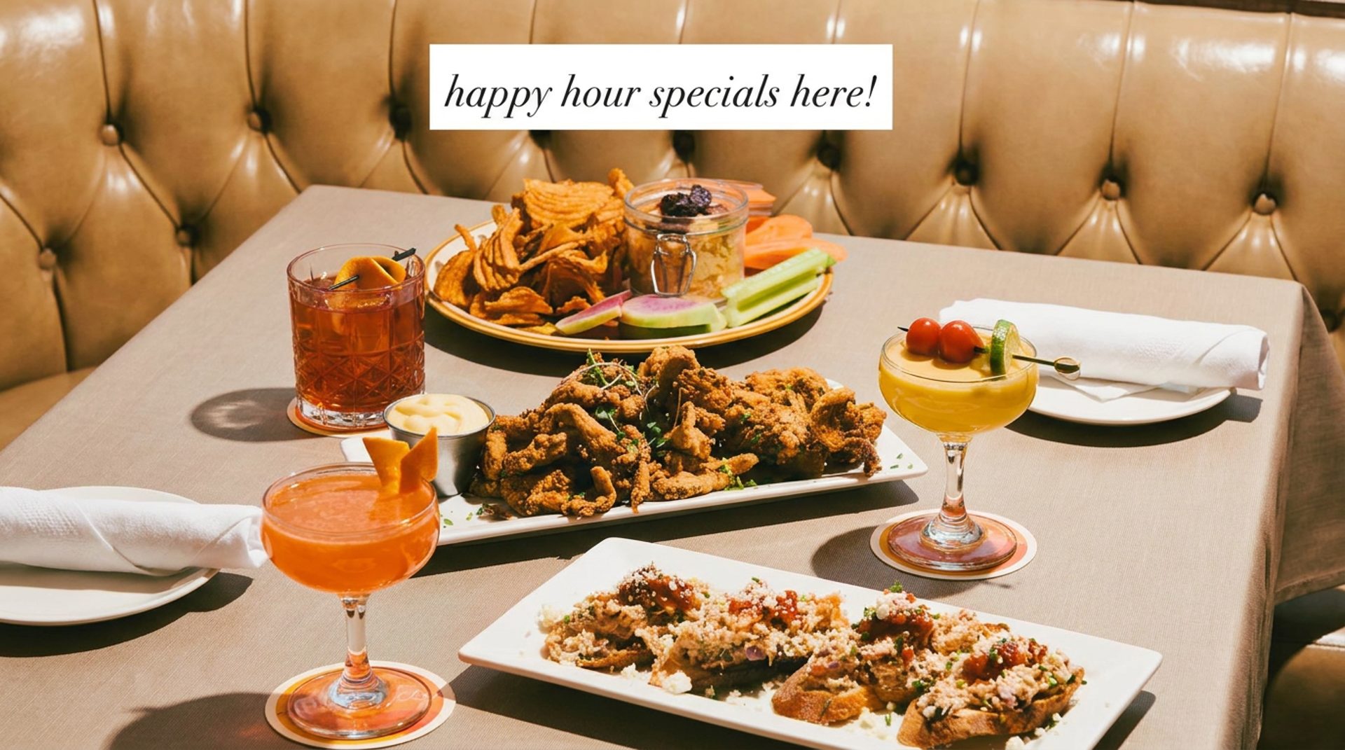 Southern food, seasonal drinks, live music