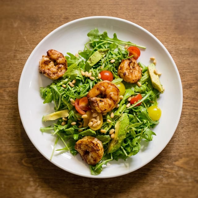 Shrimp & Arugula Salad.